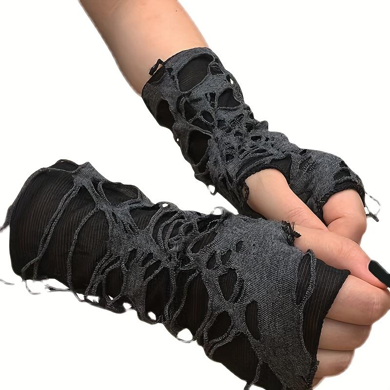 Ripped Old Beggar Gloves Fashionable Men and Women Gloves Men and Women Arm Sleeves