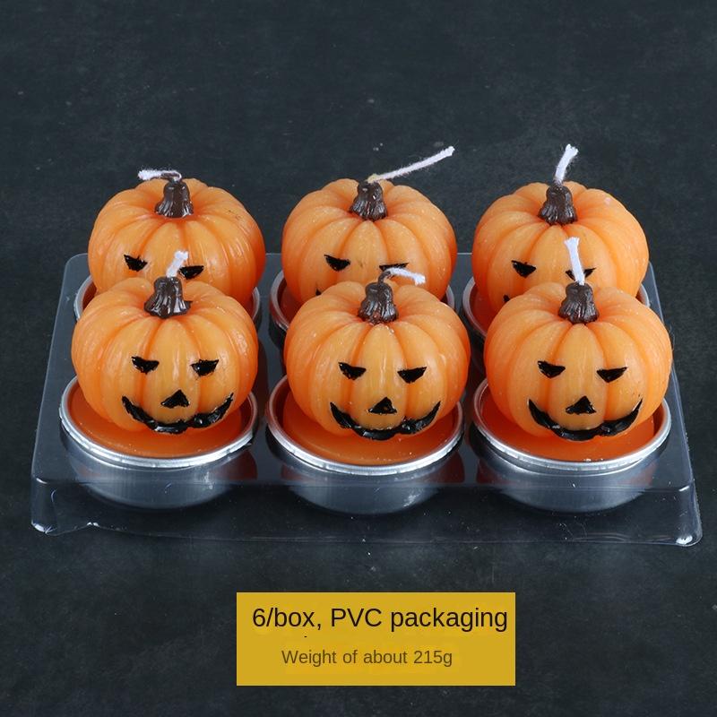 Holiday Gifts, Christmas Ghost Festival Party Supplies, Funny Candles, Pumpkin Small Candles, Halloween Plastic Arts Candles
