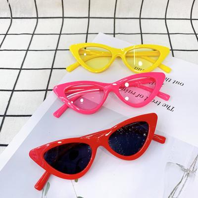 Small Frame Children'S Sunglasses Cat Eye Plastic Frame Glasses 9014 Trendy Children'S Sunshades Cat Eye Sunglasses