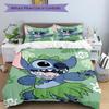 Lilo Stitch Tropical Adventure Print 3Pcs Bedding Setduvet Cover With 2 Bedropillowcase Home Birthday Gift