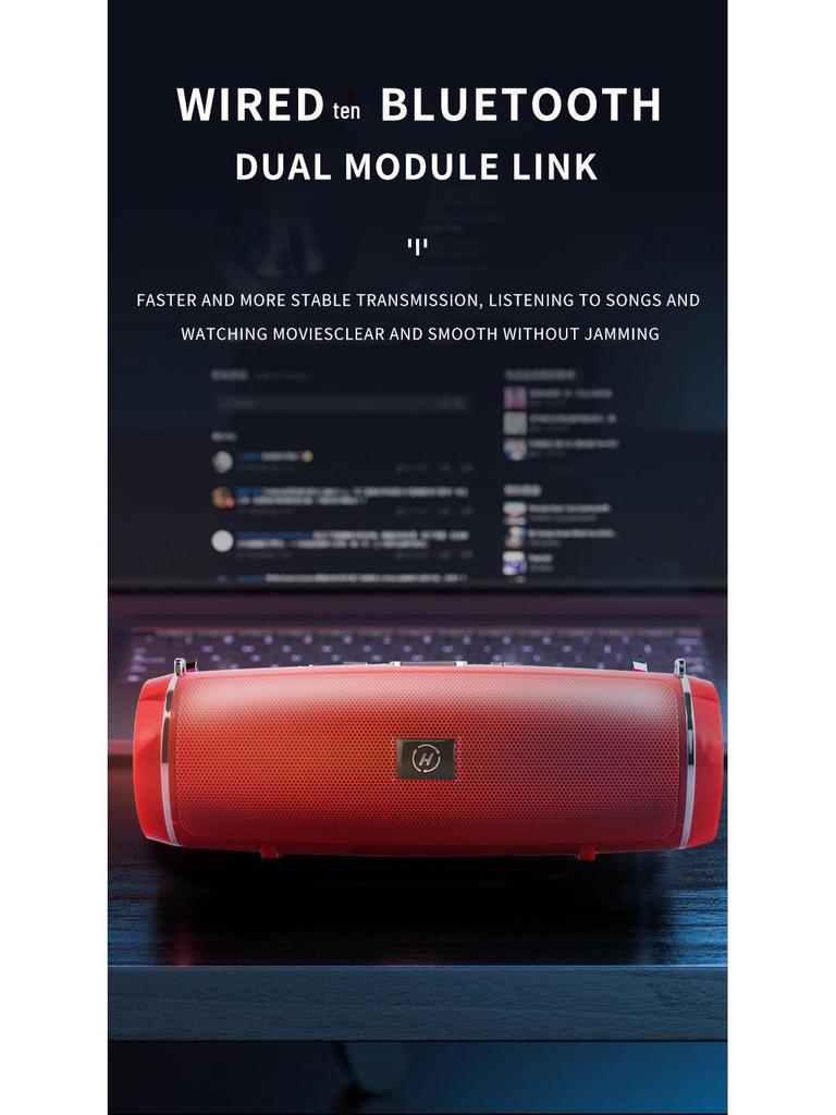 MINI2+ Portable Bluetooth Speaker with Card Slot and Super Bass for Outdoors