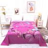 Thicken Brushed Flat Sheet Soft Sanding King Size Bed Sheet Red Wedding Bed Sheet for Cozy Sleep