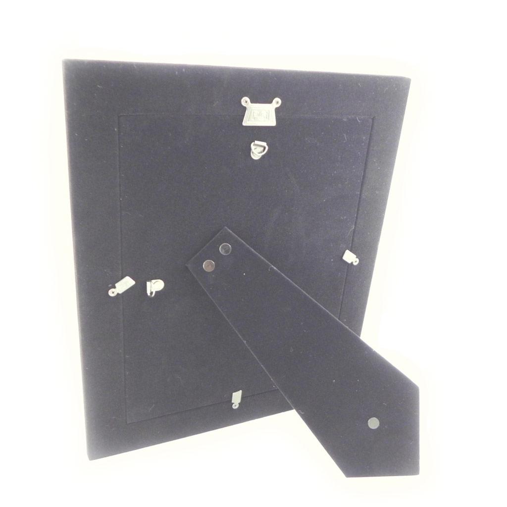 Les Trésors De Lily [I0380] - Black Chrome 'Design' Photo Frame 20x25 Cm