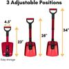 Portable multifunctional mountaineering camping shovel aluminum alloy shovel foldable snow shovel