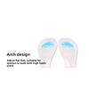 Two-color New Seven-point Pad GEL High Heels Thickened Massage Anti-wear Feet Thickened Arch Transparent Women's Foot Pads