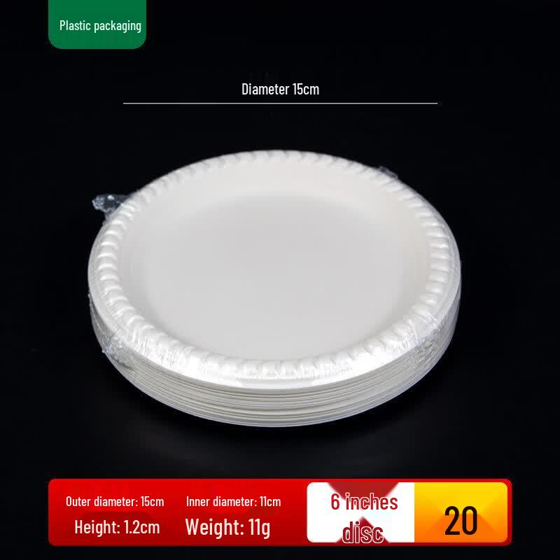 Qiwei Disposable Corn Starch Round Plates