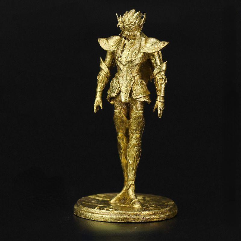 5cm Anime Saint Seiya Figures Metal Brass Zodiac Sign Soldier Model Toys Board Game Chess Pieces Ornaments Christmas Gift