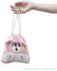 Skater Boa Drawstring Kuromi and x Bag, Sanrio, 25.5 20cm, ZKT1-A