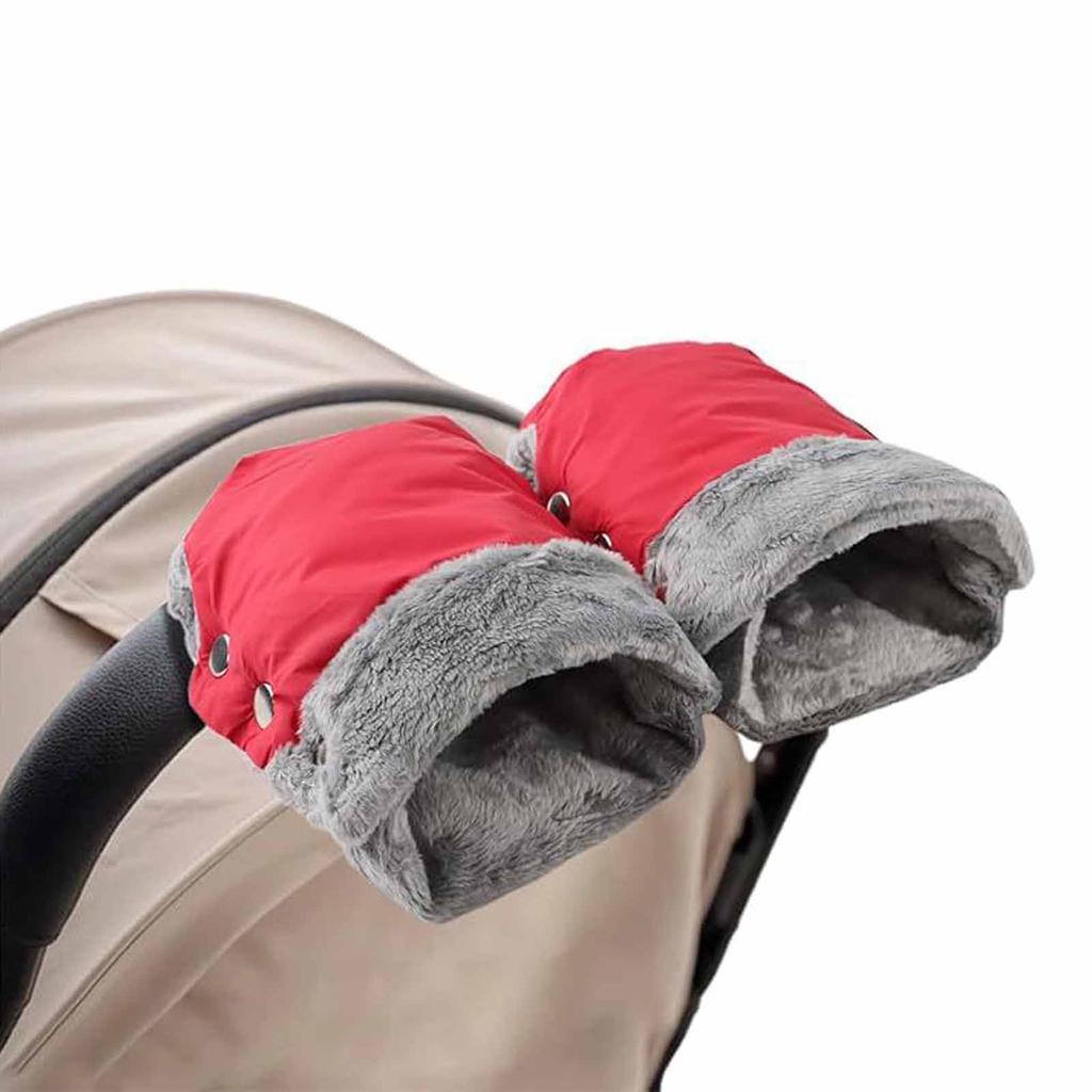 Kinderwagen-Handabdeckungen und winddichte Handschuhe, frostfester Kinderwagen-Handlaufschutz, warme Winterabdeckung für Spaziergänge im Freien