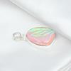 Pink Triplet Opal Gemstone 925 Solid Silver Handmade Jewelry Pendant For Her