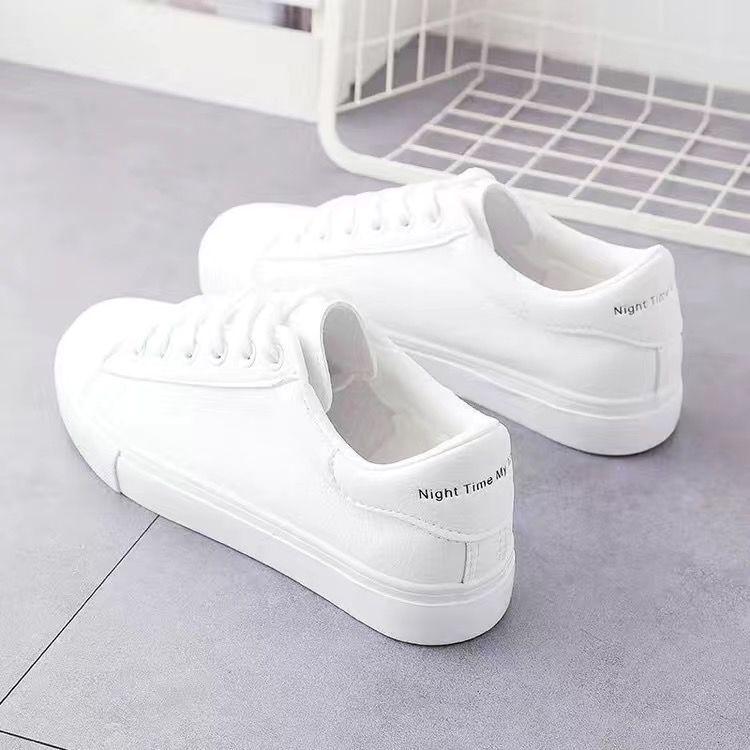 Women Sneakers Autumn Leather Light White Sneaker Female Platform Vulcanized Shoes Spring Casual Breathable Sports Shoe