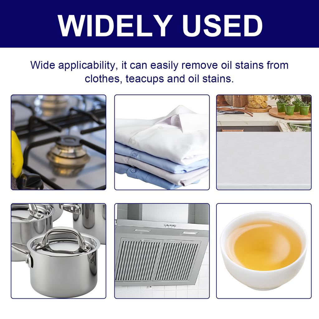 1/2/4PCS Cleaning Powder Kitchen Cleaner Powder Grime Remover Stubborn Grease Stain Cleaner for Grill Oven Stove Pots