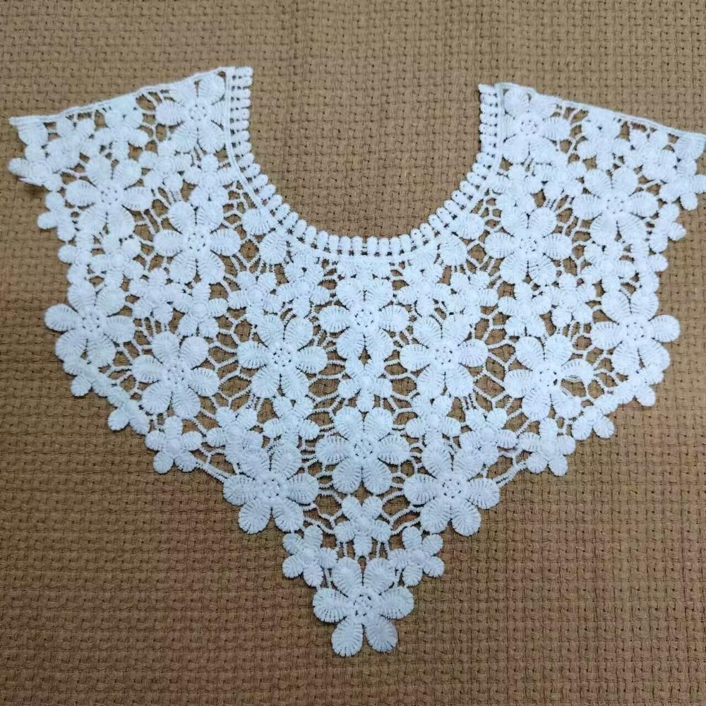 Lace Fabric Hollow Neckline Fashion Shawl Vest Exquisite Fake Neckline Collar  Feminine Decorative
