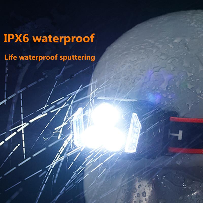 Rechargeable Induction Headlight Led Cyclinglight Flashlight Camping Head Light Strong Work Headlamp Portable Fishing Head Torch