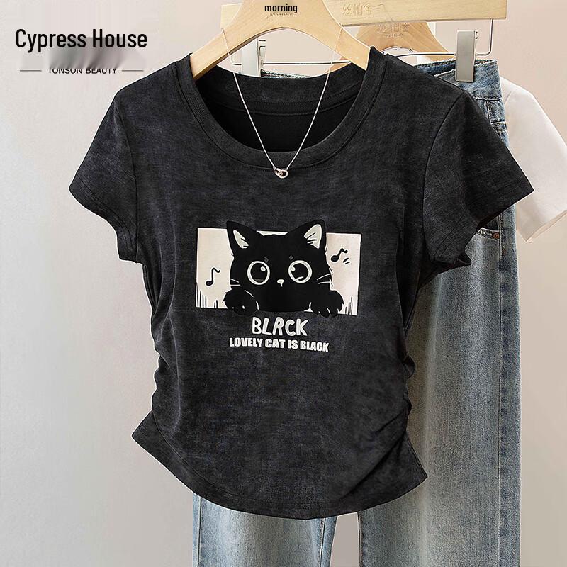 Cypress Cottage Women's Slim Fit Print T-Shirt