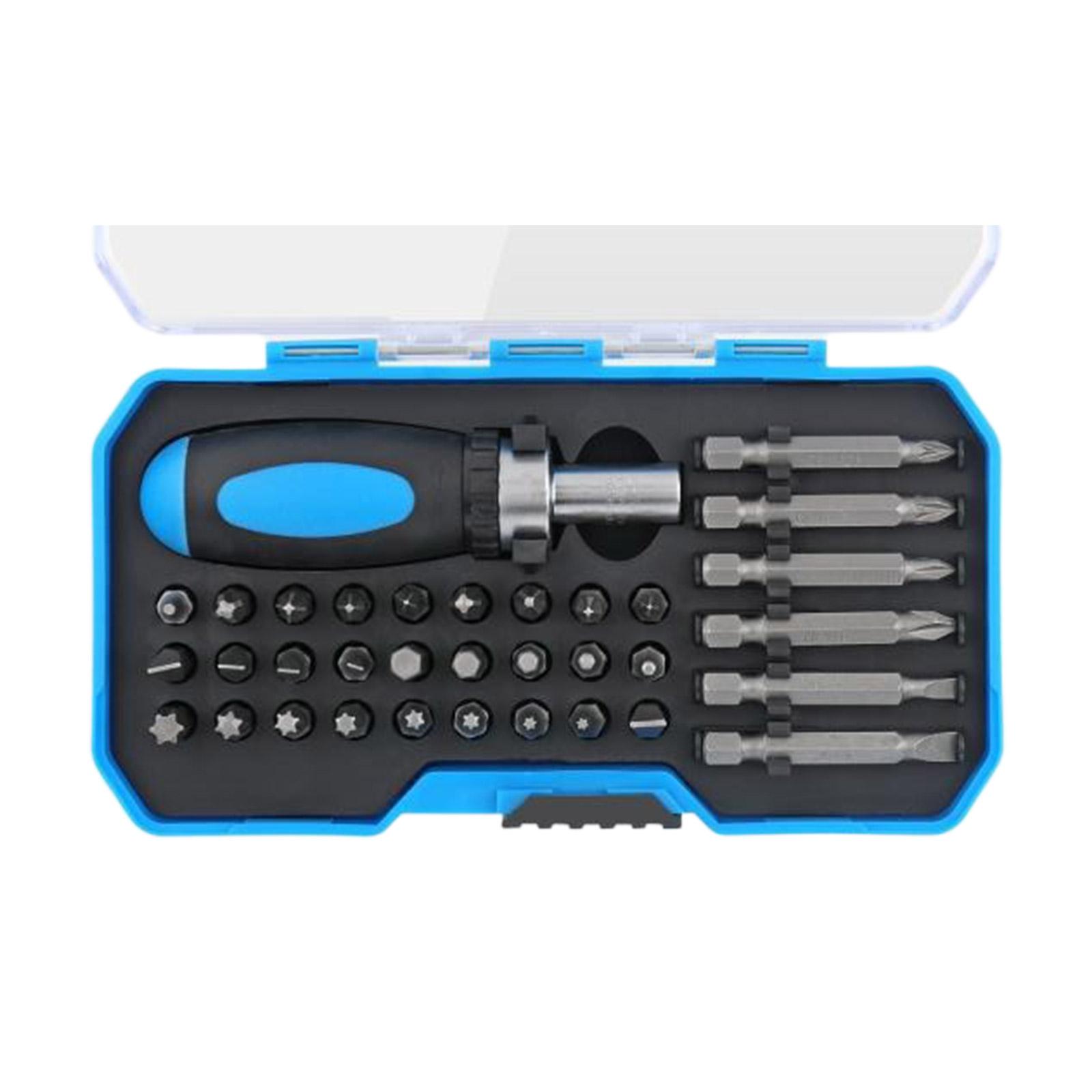 44pcs /34pcs Ratcheting Multi-Bit Screwdriver Set Professional Screwdriver