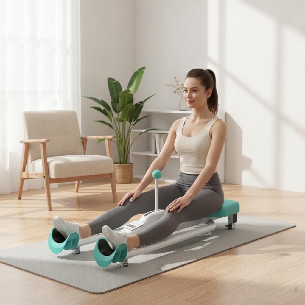 Split Machine with Padded Seat Adjustable Comfortable Leg