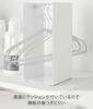 Yamazaki Hanger Storage x x Tower Prevents Hangers from 4318 Rack, White, Approx. W14.5 D14.5 H30cm, Series, Tangling,