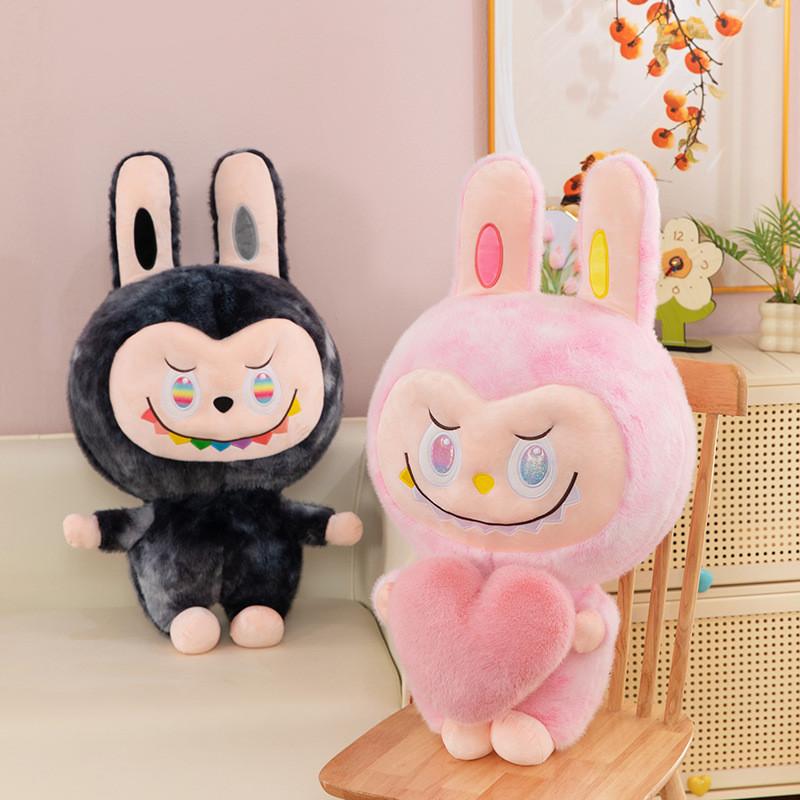 Dye Hugging Tie Heart And Flower Plush Doll Pillow Room Decoration
