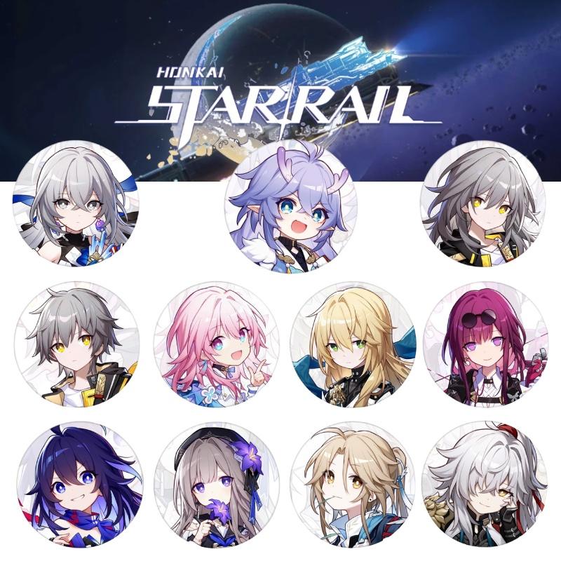 High-quality Honkai Star Rail Metal Badges Choose Your Favorite Character!