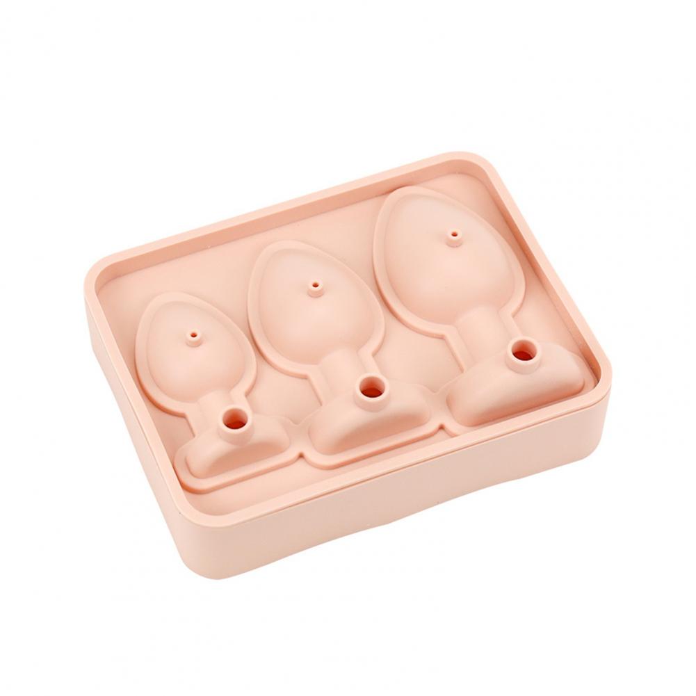 Unique Drink Accessory Novelty Ice Mold Humorous Butt Plugging Ice Cube Tray for Whiskey Cocktails Candy Funny Diy for Party