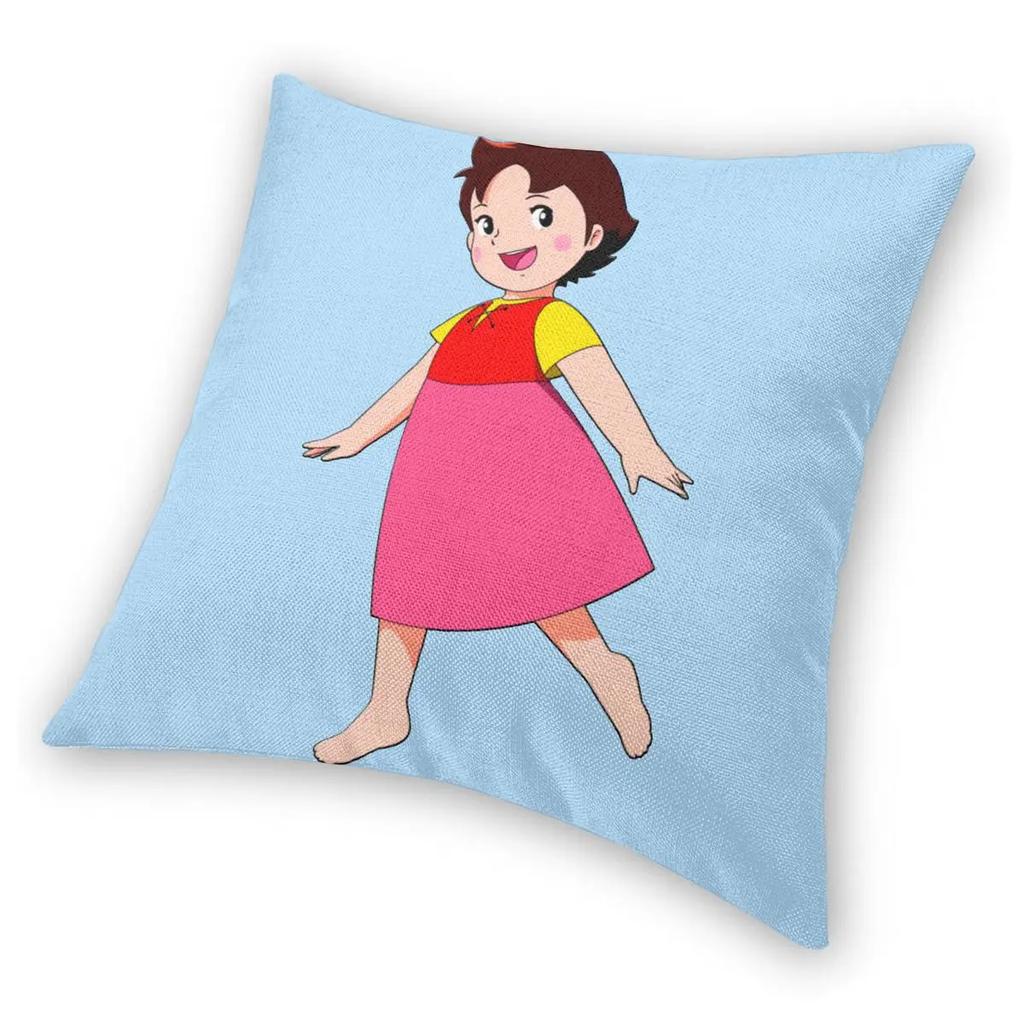 Heidi Smile Povlak na polštář Polyesterové polštáře na pohovku Alpy Koza Anime Kreativní povlaky na polštáře