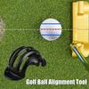 1pc Golf Ball Line Liner Drawing Marking Alignment Putting Tool and 2 Pieces Golf Ball Marker Pen, Golf Scribe Accessories