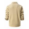 Autumn Winter European Size Lapel Pocket Buttons Shirt Men's Washed Elastic Pure Cotton Business Men Long Sleeve Shirts