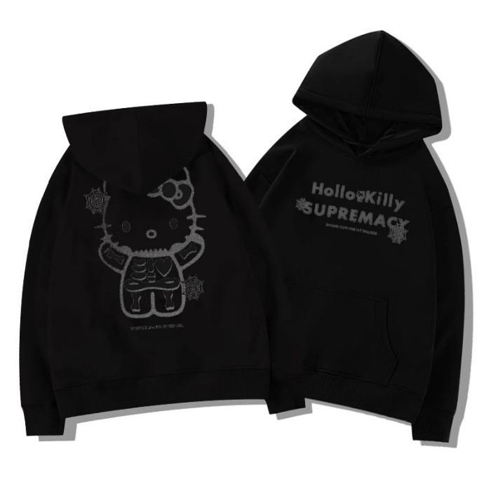 Women's Japanese Kitty Hoodie - Cozy, Stylish Autumn/Winter Jacket