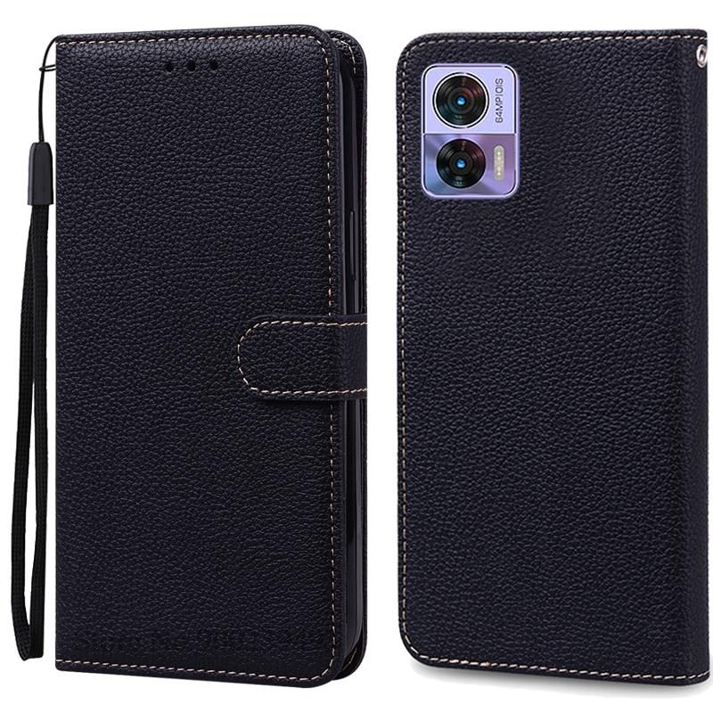 

Для Moto Edge 30 Neo Чехол Силиконовый Кожаный Флип Кошелек Чехол Для Motorola Moto Edge 30 Neo Чехол Для Телефона Силиконовый Чехол Coque Fundas For Moto Edge 30 Neo чёрный