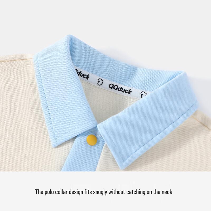 QQ DUCK Boys' Long-Sleeve Polo Shirt