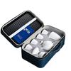 Business Portable Travel Tea Set Dehua White Porcelain Suet Jade Ceramic Teapot Teacup Tea Tray Gift Box