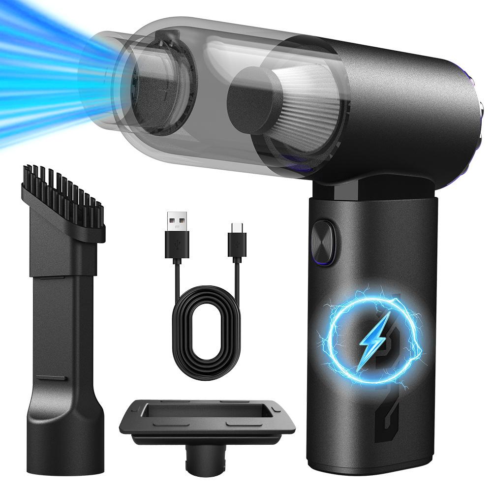Car vacuum cleaner brushless micro mini household compact portable home car car handheld wireless charging