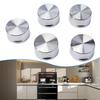 5pcs Aluminum Alloy Round Knob Gas Stove Handle Gas Stove Rotary Switches For Gas Stove Kitchen Accessories 6mm