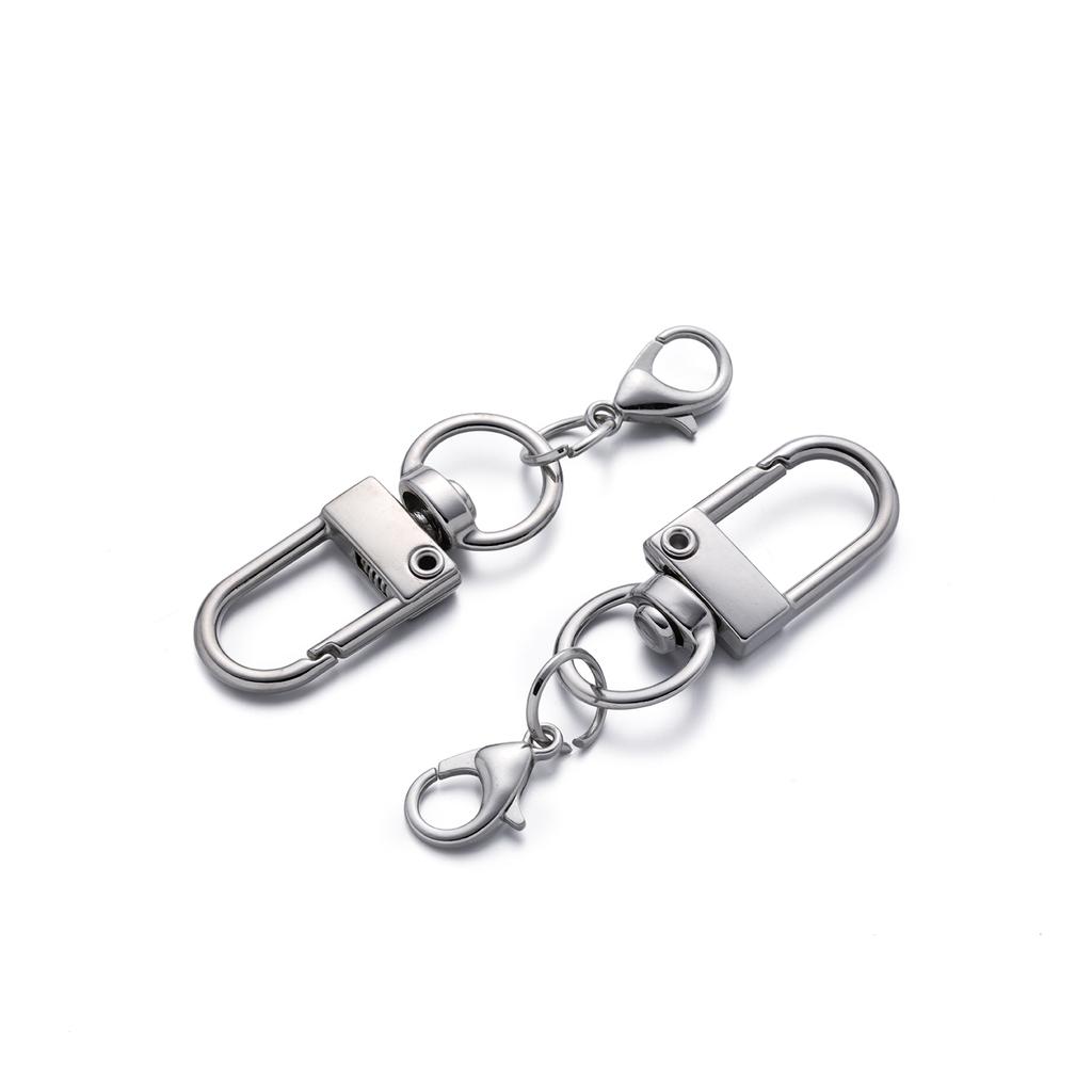 10Pcs/lot Colorful Key Chains Alloy Snap Lobster Clasp Hooks for DIY Key Chain Bag Pendants Fashion Jewelry Keychain Accessories