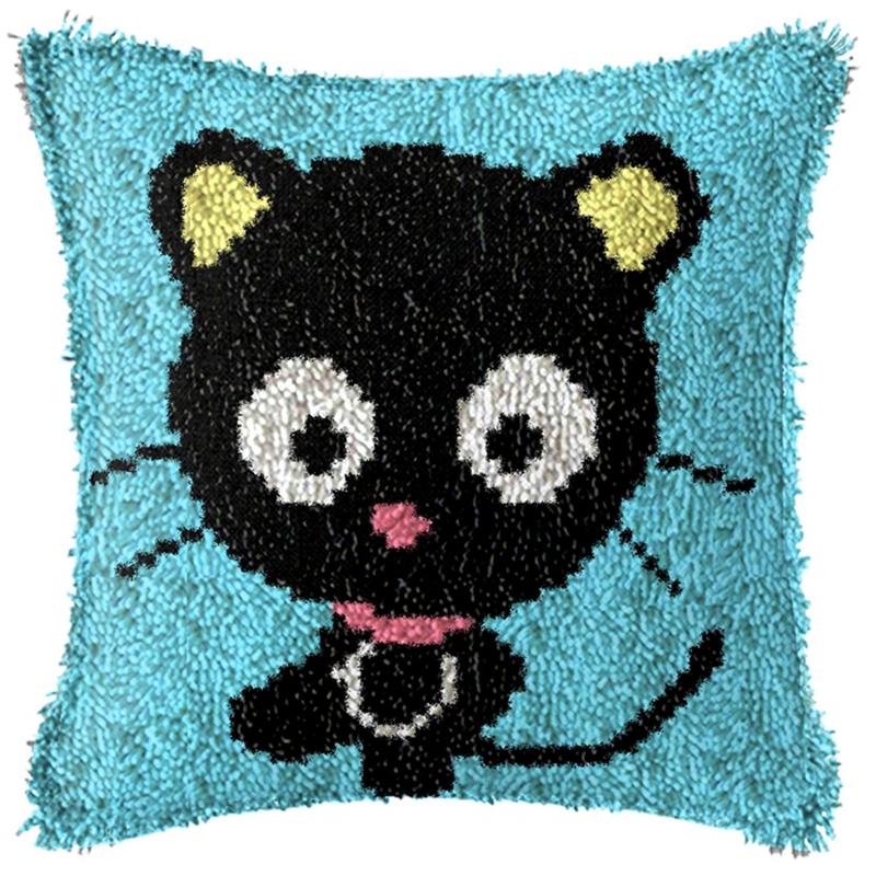 

Серия Животные Крючки для ковра с защелкой Подушка Ручная вязка Вышивка Ковер Подушка Незаконченные наборы для вышивания с защелкой Смирна Пакет