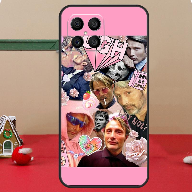 Mads Mikkelsen For Huawei P20 P30 P40 P50 P60 Pro Nova 9 P Smart Case For Honor Magic5 Lite 70 50 X8 X9a