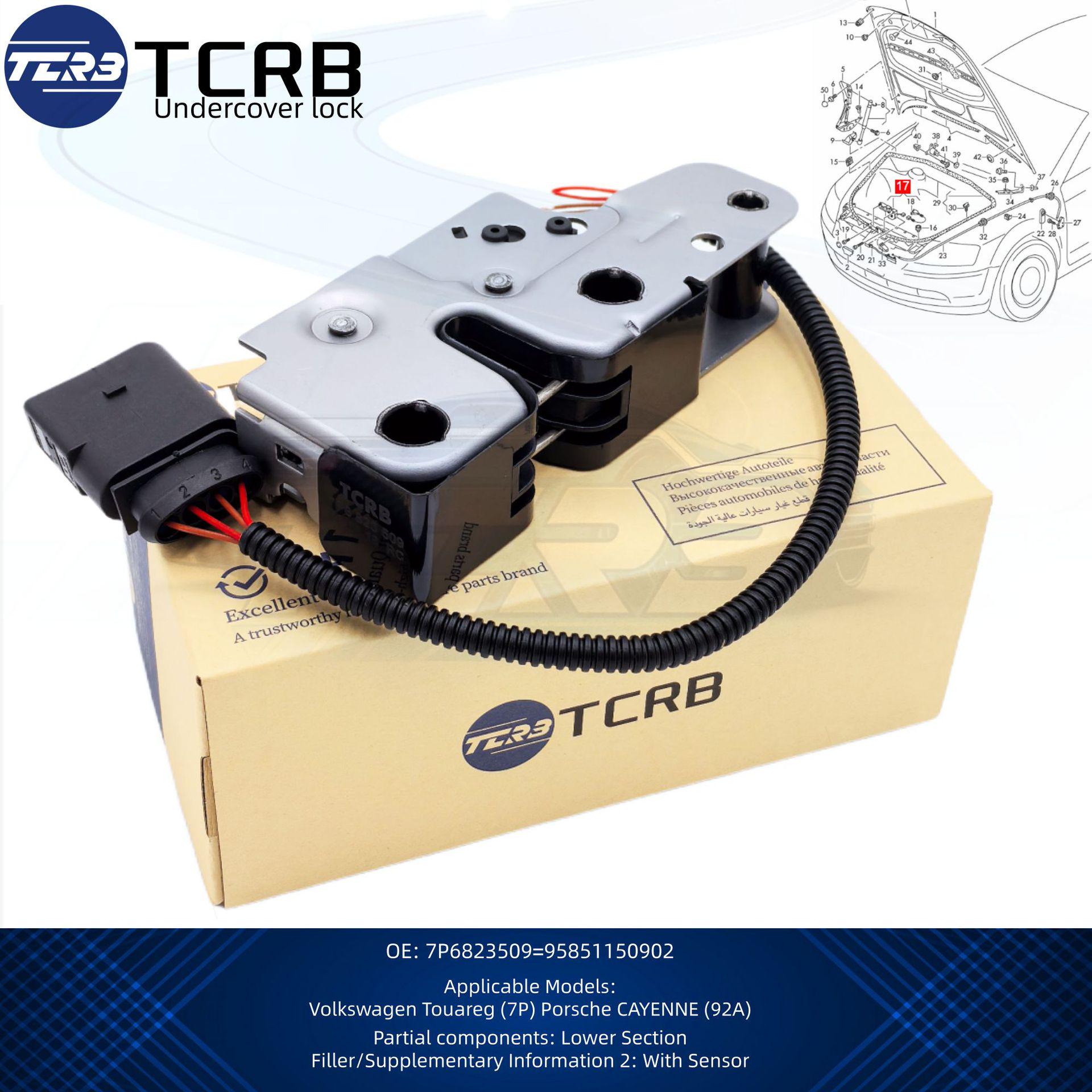 Hood Lock for Porsche/VW Touareg 7P6823509