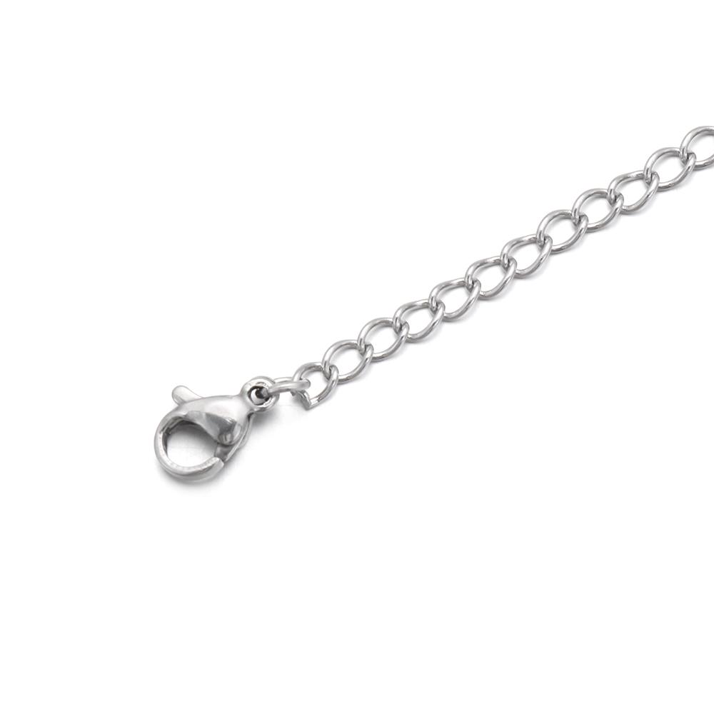 Silver Black Extender /Safety Chain Extender Jewelry Accessories DIY Necklace Bracelet Lobster lock