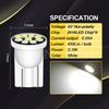 Ruiandsion T10 194 LED Bulb 6V White 168 2825 W5W