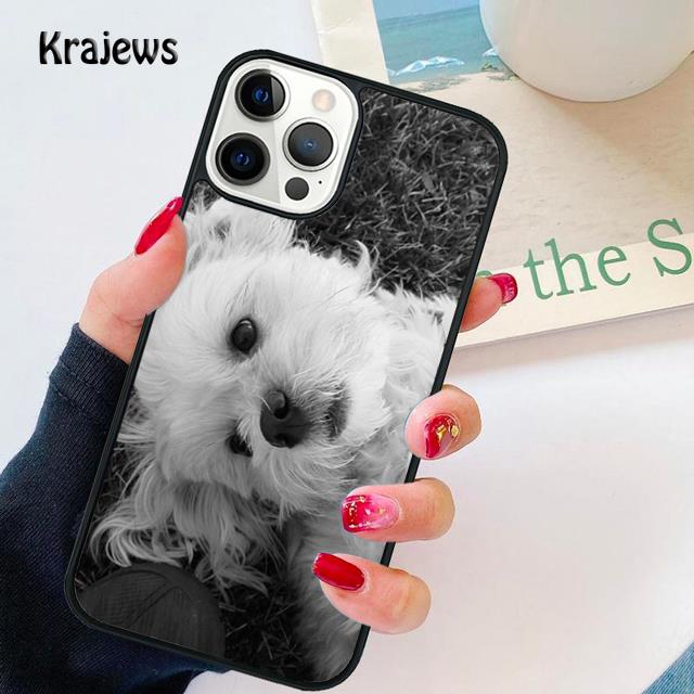 Maltese Puppy soft Phone Case Cover For iPhone 17 Air 16 15 14 plus 12 13 pro max coque Shell Fundas