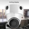 Plastic Dome Camera Mounting Bracket With Concealed Cable Design For Ceiling Wall Installation Flip Cover Security Camera Holder