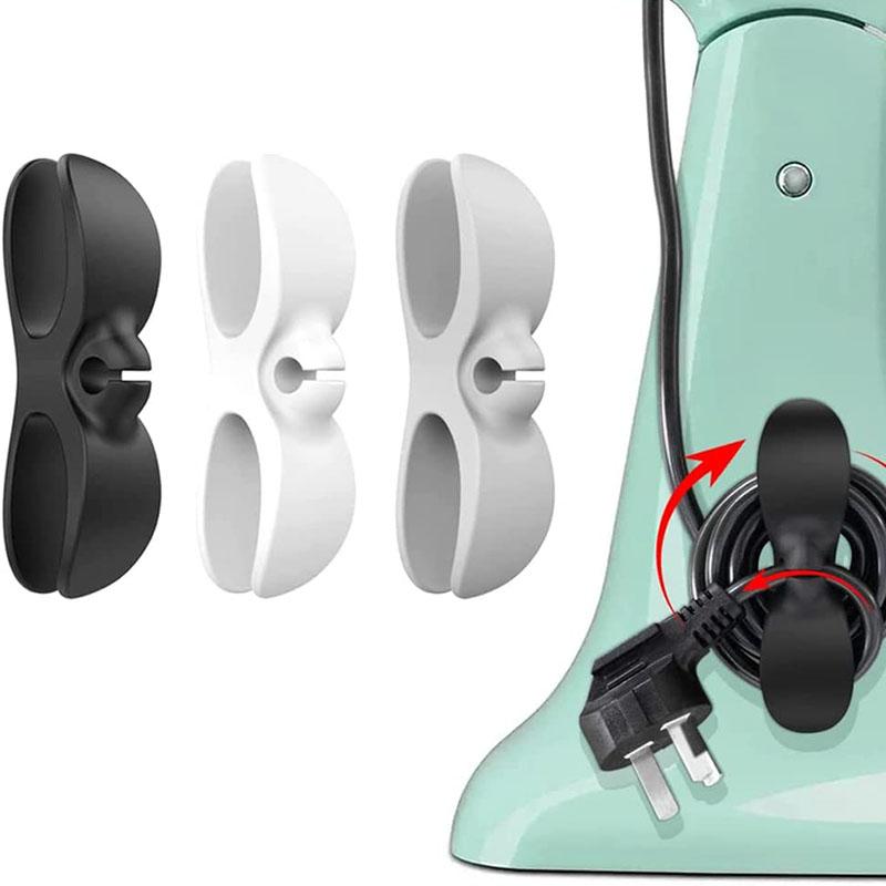 4 PEZZI Avvolgicavo Organizzatore per Cavo Elettrodomestico da Cucina Avvolgicavo Clip di Gestione Cavi Supporto per Friggitrice ad Aria Macchina da Caffè Fissatore