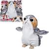 STAR WARS - Interaktives Plüschtier Porg - HASBRO - Innenbereich - 4 Jahre und älter - Weiß, Beige, Grau und Schwarz