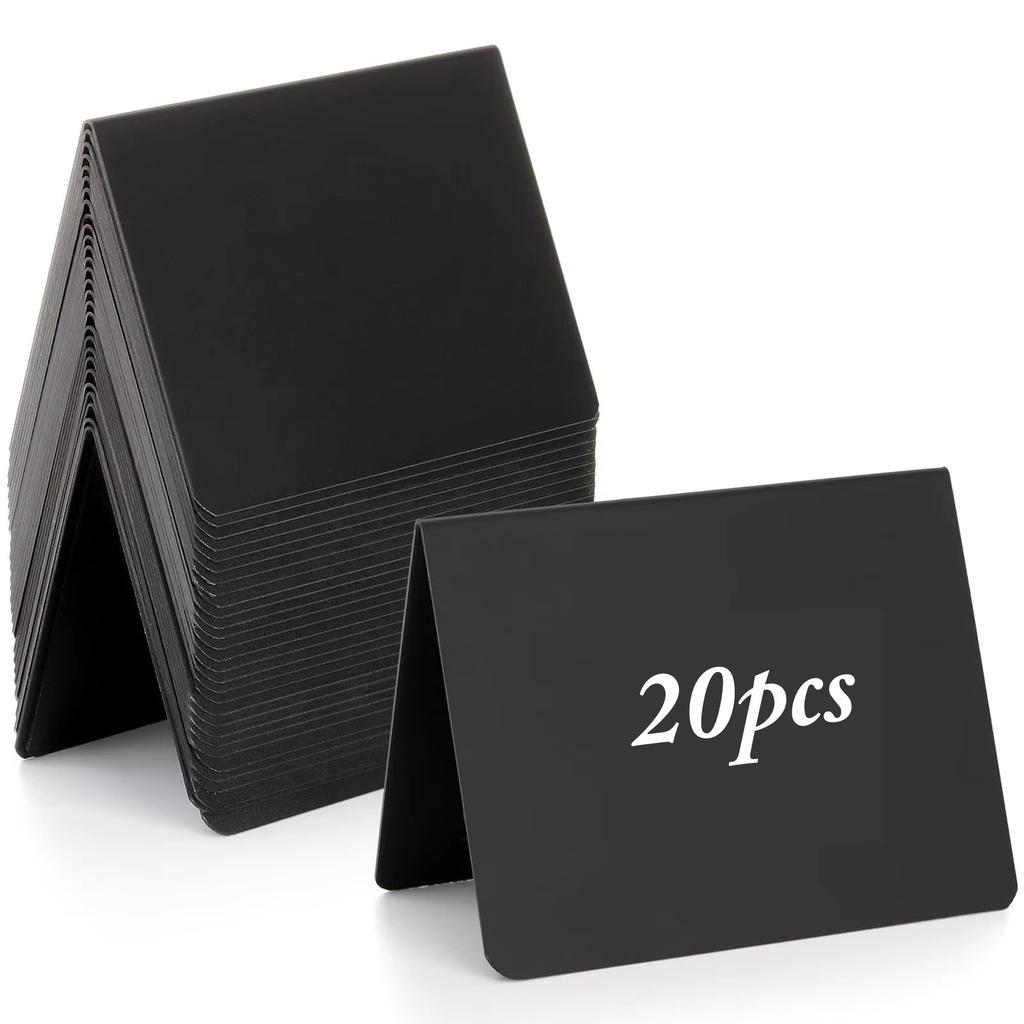 10/20 szt. Mini tabliczki kredowe Wielokrotnego zapisu Tablica wiadomości Kartki z miejscami Etykiety na żywność do ekspozycji detalicznej Specjalne wydarzenia Impreza Bufet