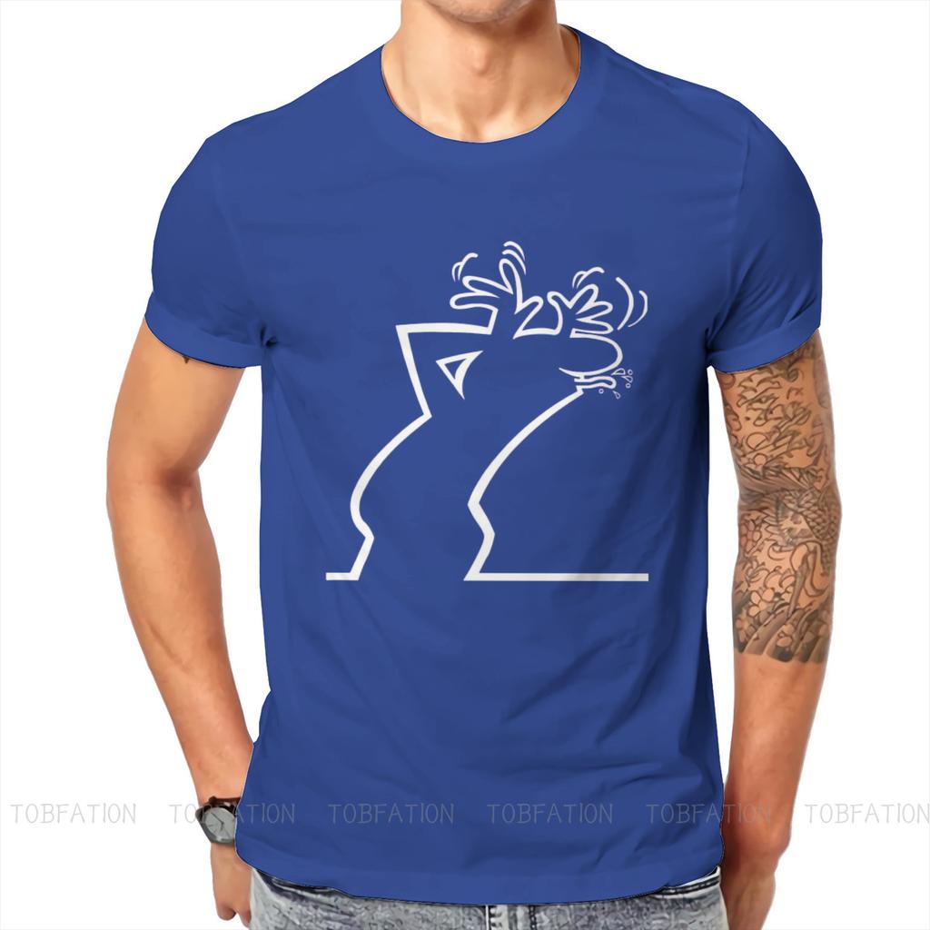 La Linea Bilder  Foto Upload TShirt Men Alternative Casual Crewneck Cotton T Shirt 2020