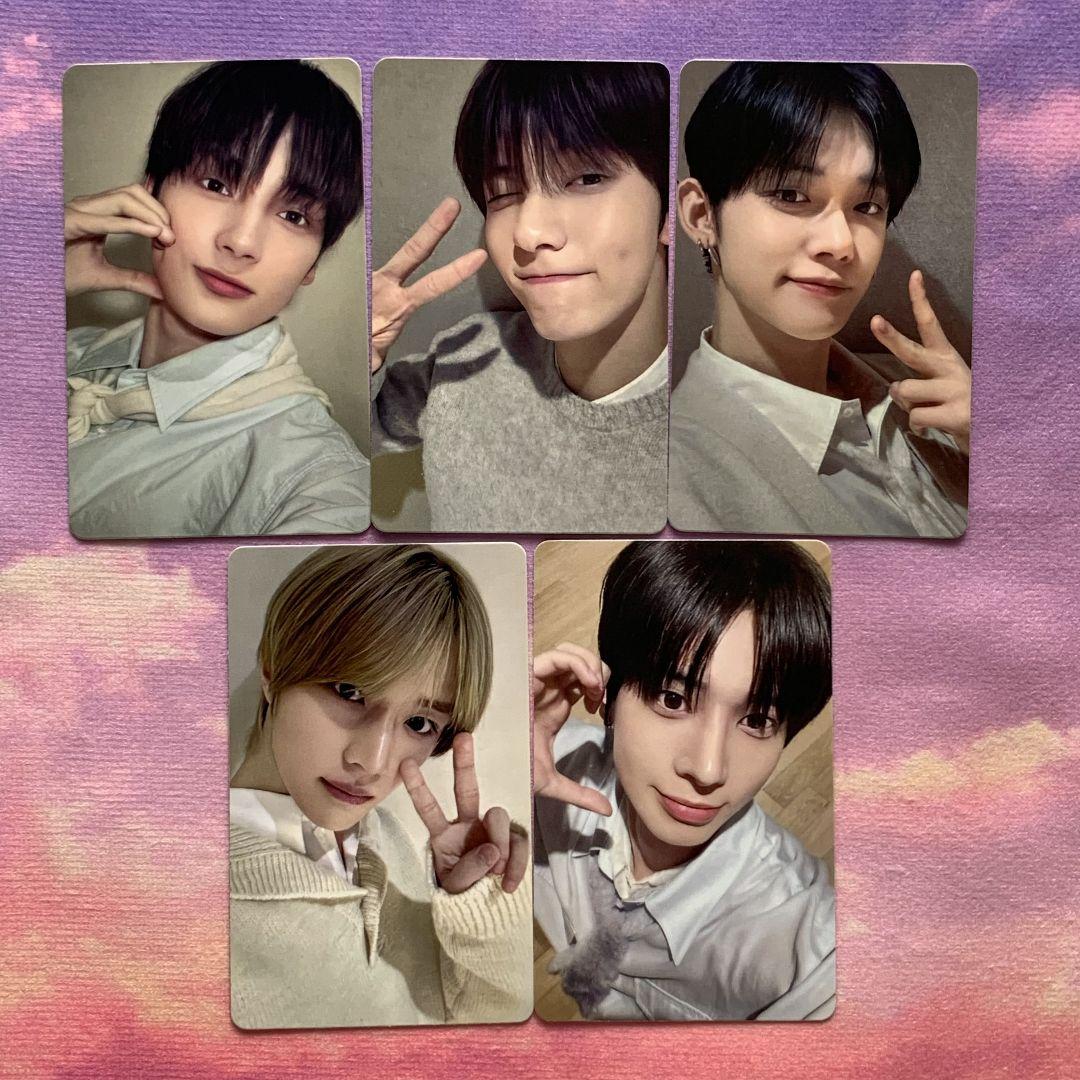 

[USED] TXT Bonus Referral Campaign FC New Member Trading Card Set of 5