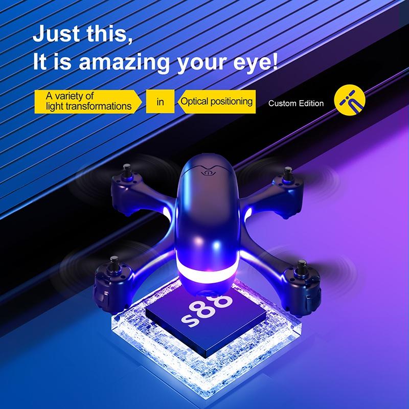 Mini Drone Pliable Avec Caméra - Photographie Aérienne, Lumière, Neuf