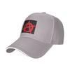Rotes Anarchie Logo Große Kappe Lässige Baseballkappen Verstellbarer Hut Hip Hop Sommer Unisex Baseballkappen Anpassbar