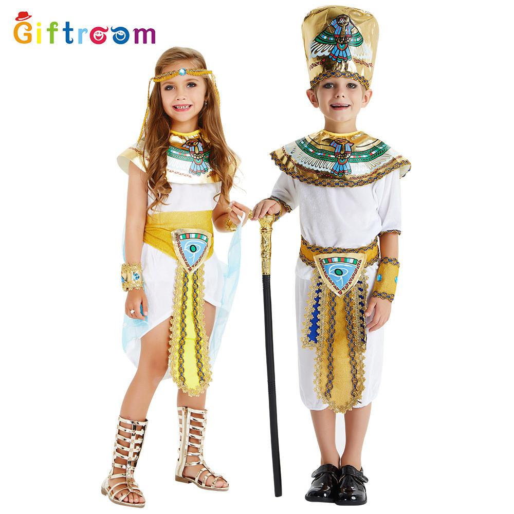 Egyptian Versatile Nile Prince And Princess Costume For Stage Performances And Festivities Halloween